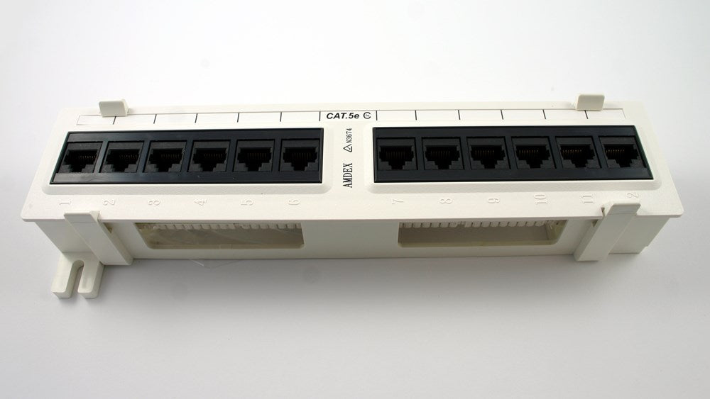 Cat5 12 Port Patch Panel | Mini