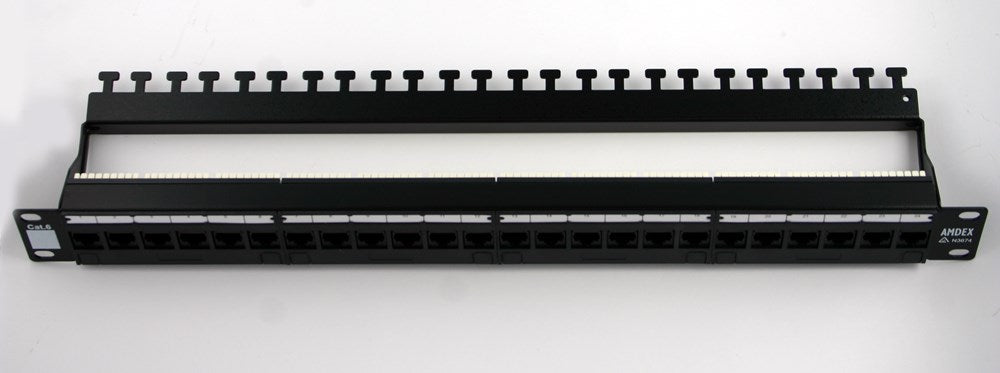 Cat6 24 Port Patch Panel | Loaded