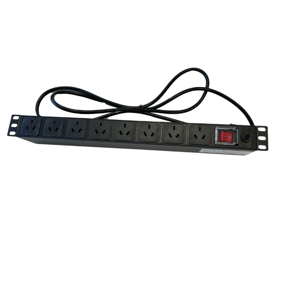 8 Way 1RU 10A Horizontal Power Distribution Unit (PDU)