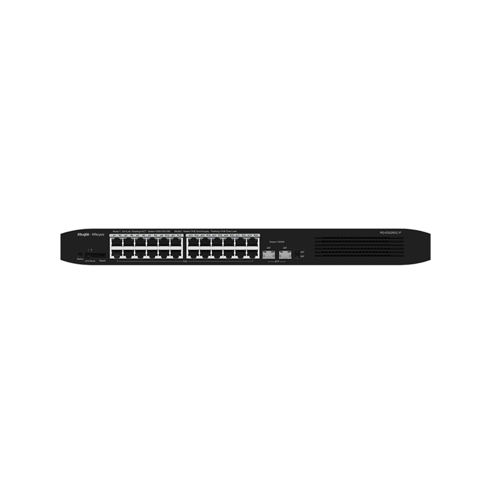 REYEE 26-Port Gigabit Smart PoE Switch | Cloud Managed