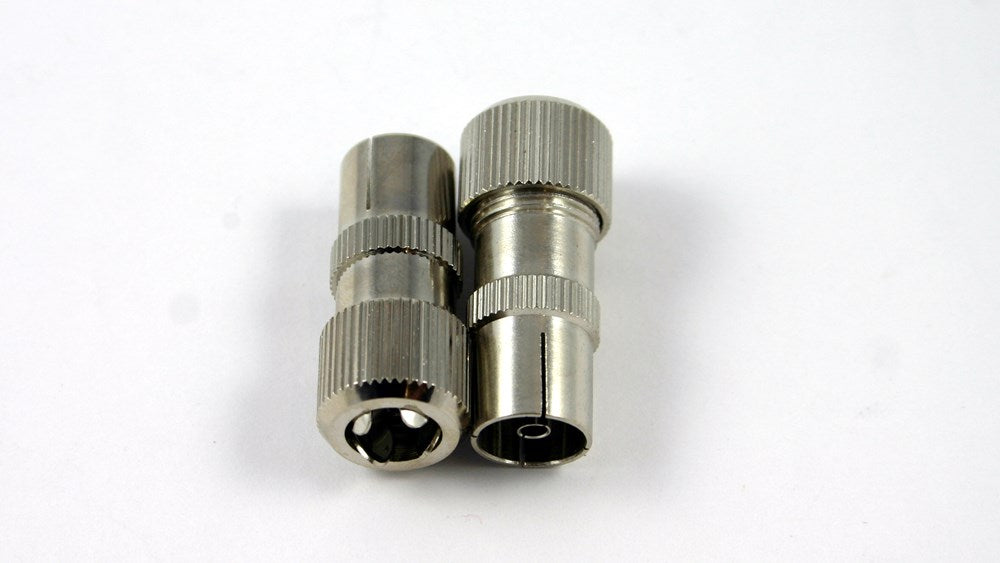 COAX INLINE SOCK SCREW TYPE FEMAL METAL
