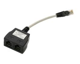 Grove Cat5e Voice/Data Splitter for separating voice and data signals in network setups. Compatible with Cat5e cables for home or office use.