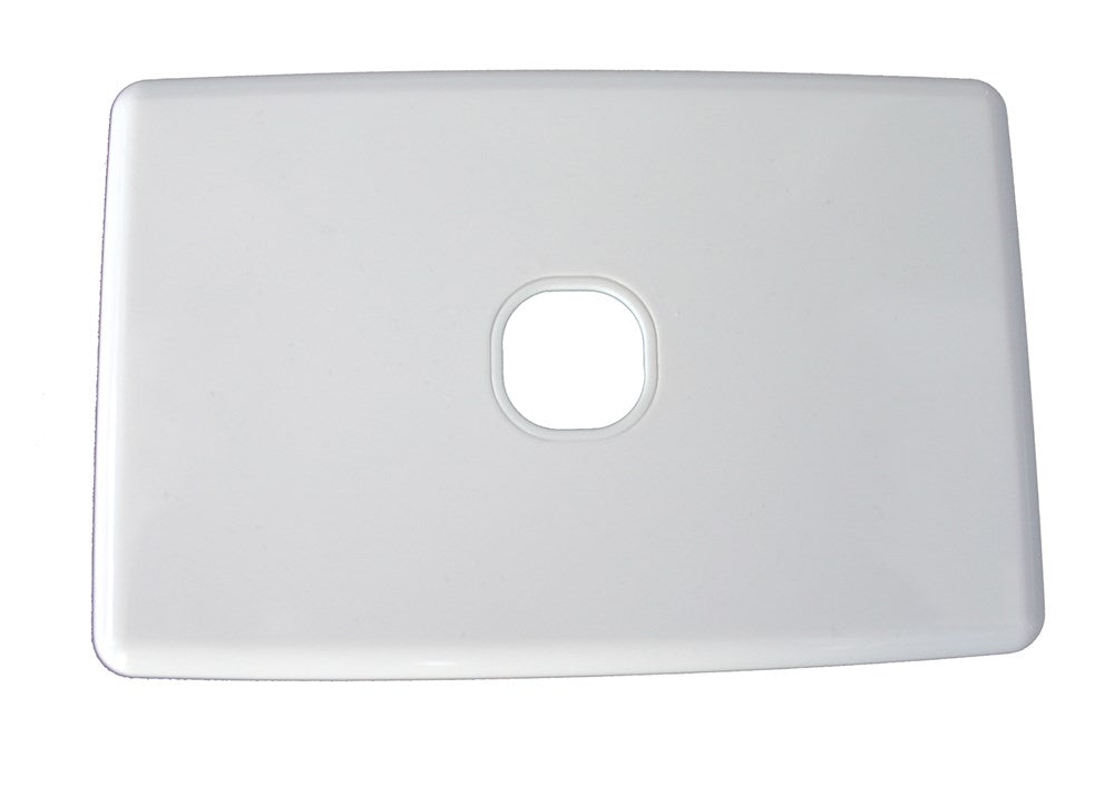 Amdex Classic Series 1 Gang Wall Plate, durable and sleek design, ideal for secure and organized network or electrical connections.