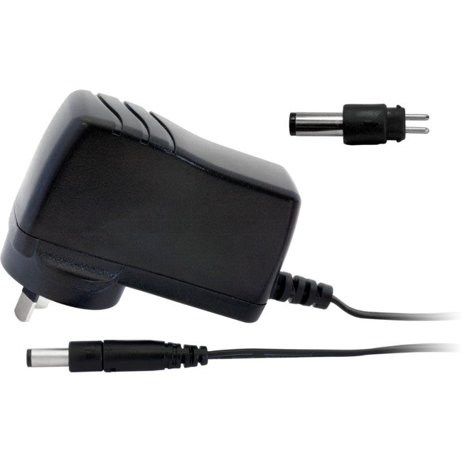 12V DC power supply with 1.5A current capacity, designed for reliable performance in security cameras, LED lights, and small electronic devices.