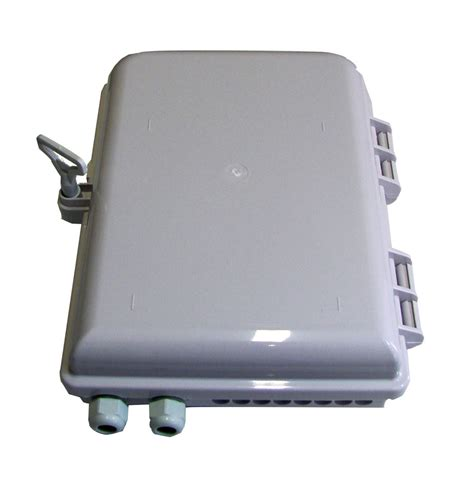 Grey fibre distribution box for secure, organized management of fiber optic cables in residential, commercial, and industrial settings. Durable and easy to install.