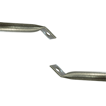 1.8m Adjustable Stay Bar Single for mast stabilisation, galvanised steel, adjustable for secure TV antenna or mast installation.