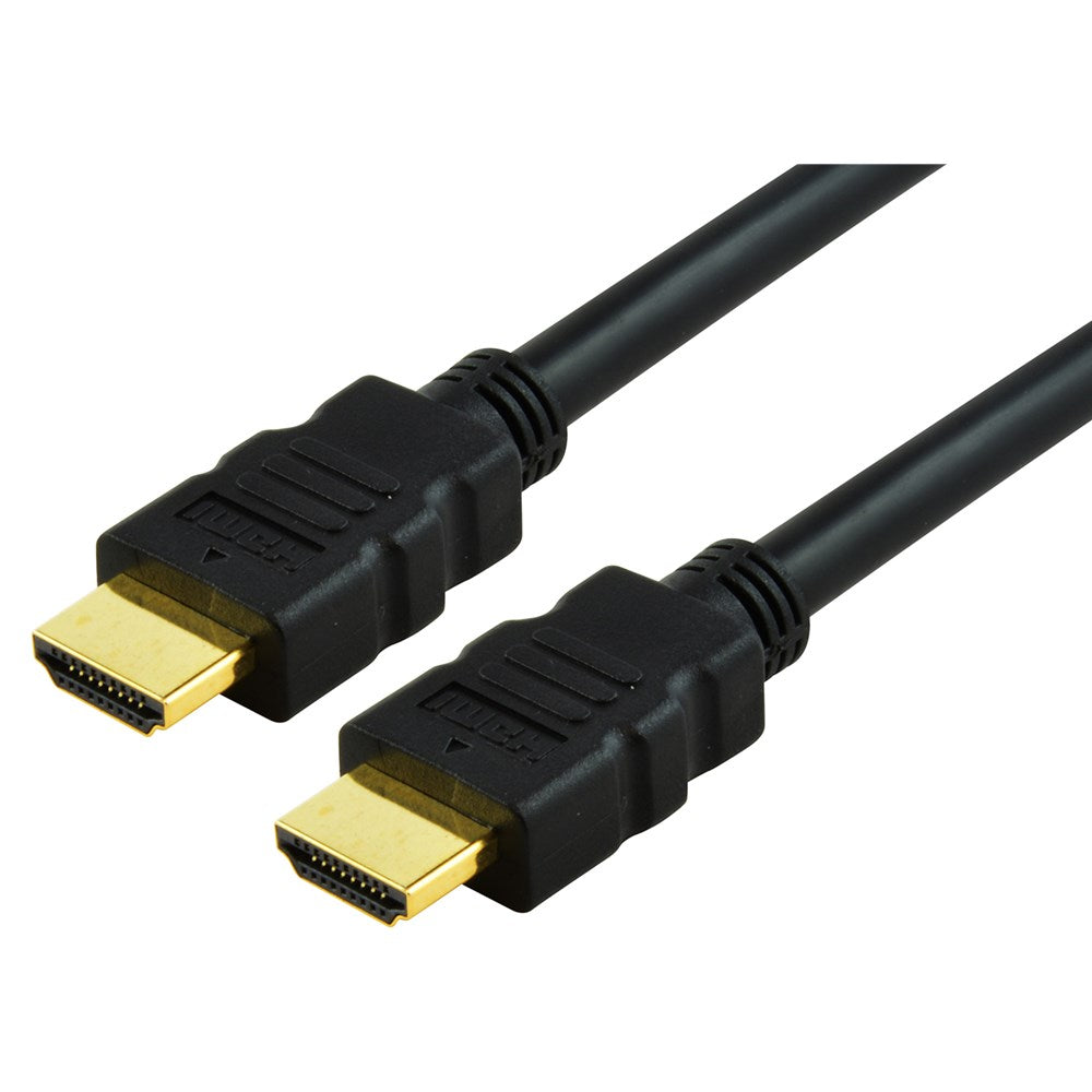 15M HDMI lead supporting 4K UHD and 10Gbps data transfer, ideal for TVs, projectors, gaming consoles, and AV systems.