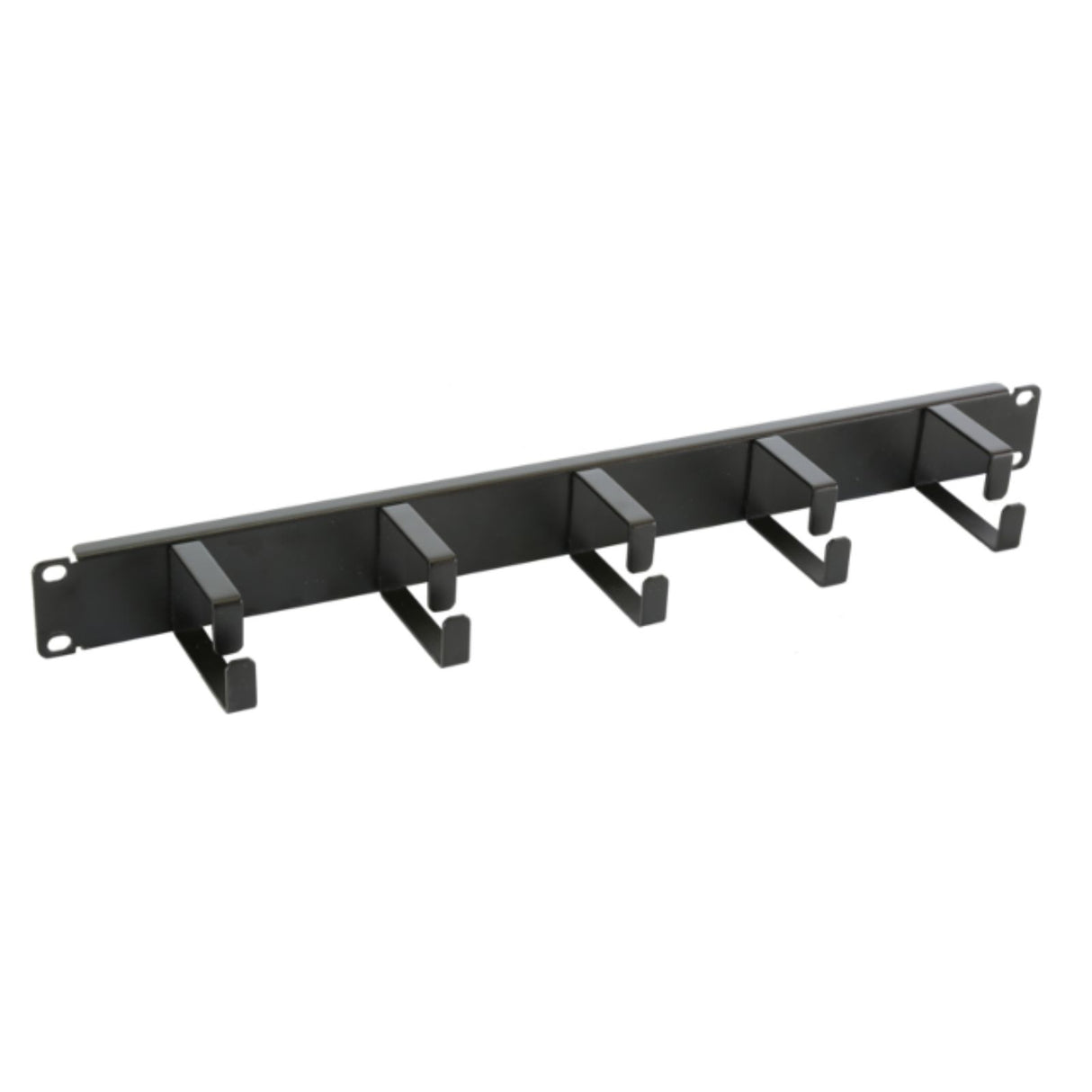 Grove 1RU Metal Cable Manager – 5 Rings, durable steel rack-mount cable organiser for structured cabling, patch panels, and switches