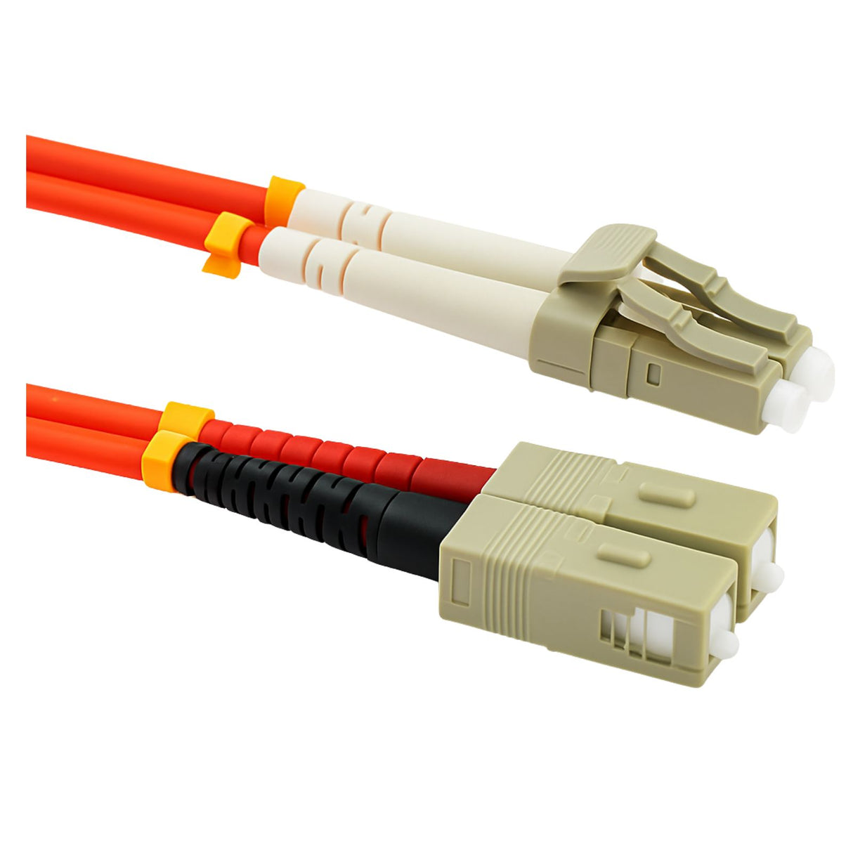 2 m SC-LC OM1 MM duplex patch lead with 62.5/125 µm fibre for reliable network and data connections