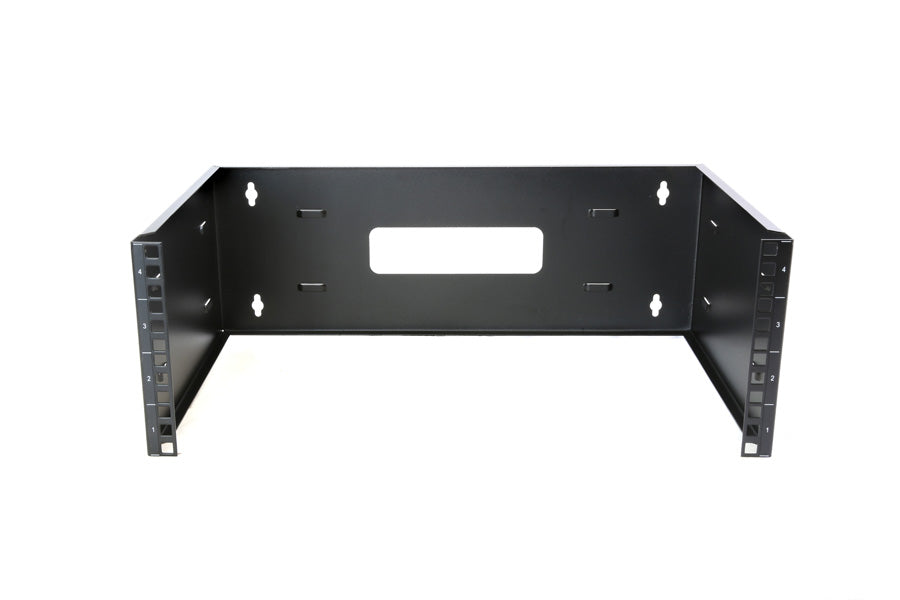 Grove 4RU 300mm Deep Wall Frame for mounting 19-inch rackmount equipment in space-constrained environments.
