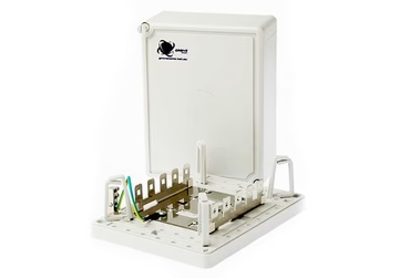 Grove 50 Pair Distribution Box for voice and data cabling with lockable cover and wall mount design for secure installations
