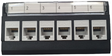 Grove 6 Port Module with Cat6 jacks, designed for NBN connectivity, providing high-speed data transfer and efficient cable management.