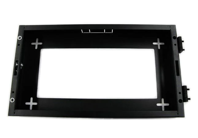 Grove 9RU Swing Frame Back Mount wall cabinet with swing-frame design for easy rear access and secure housing of network equipment.