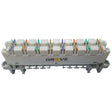 Grove Cat6 8 Pair Consolidation Module with IDC termination for structured cabling, ideal for Cat6 voice, data, and video networks.