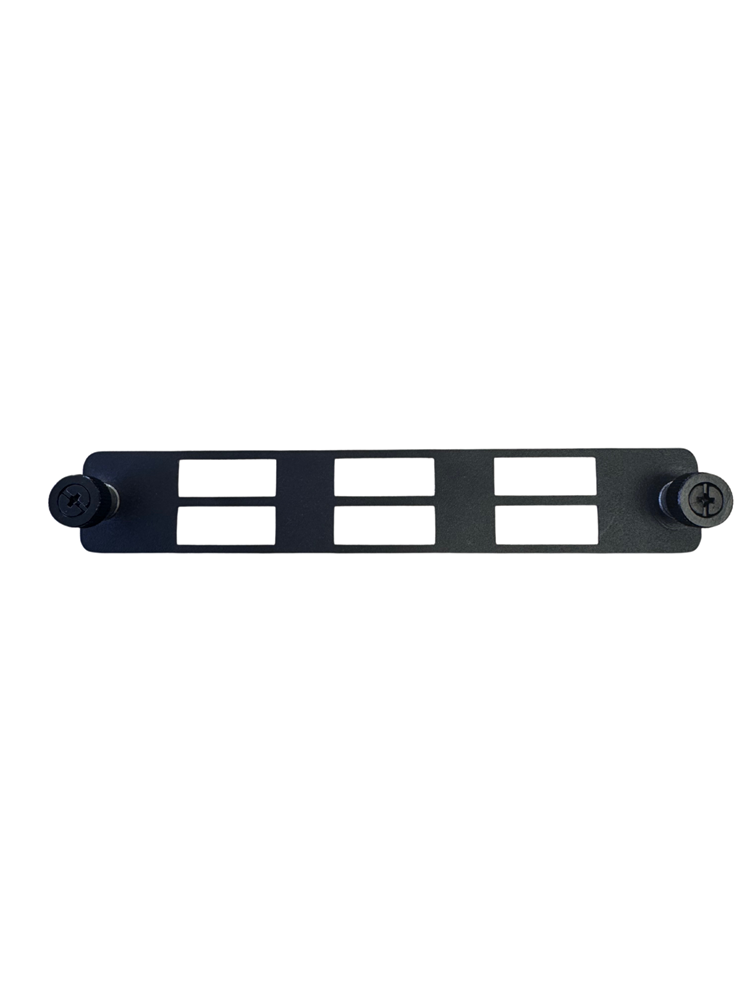 Fobot Faceplate 6 x SC Duplex for fiber optic connectors, designed for organized, efficient cable management in telecom and network installations.