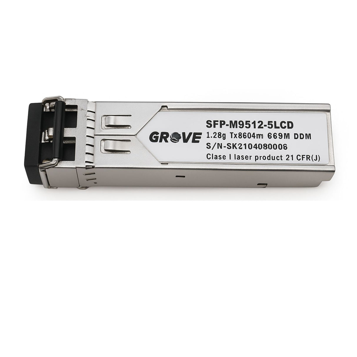 Grove Multimode OM3/OM4 LC SFP Module for 1Gbps fibre connections, for media converters and switches, high-speed reliable uplink.