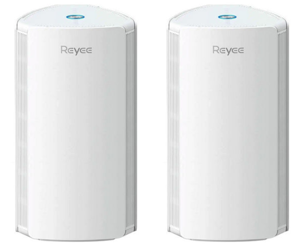 Reyee AX1800 Dual-Band Mesh Wi-Fi 6 Router 2-pack for reliable, high-speed wireless coverage in homes and offices