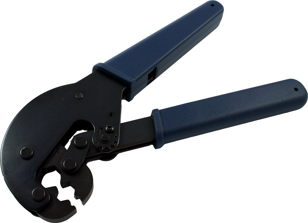 RG6 Crimp Tool – precise, ergonomic tool for crimping RG6 coaxial connectors, ensuring secure, high-quality signal connections.