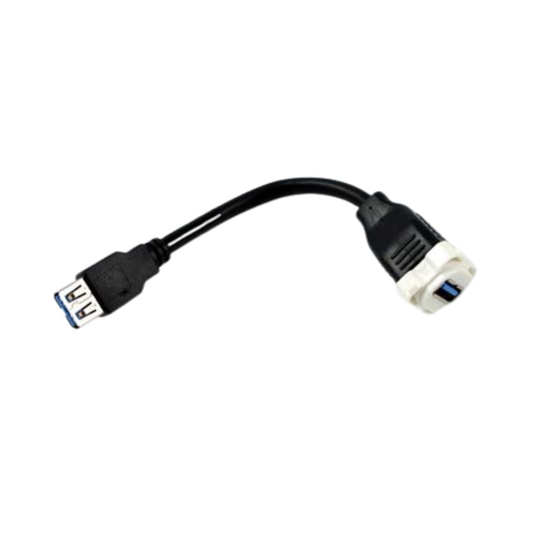 Grove 4 Gang White Faceplate in durable white ABS plastic, designed for structured cabling with four module capacity.