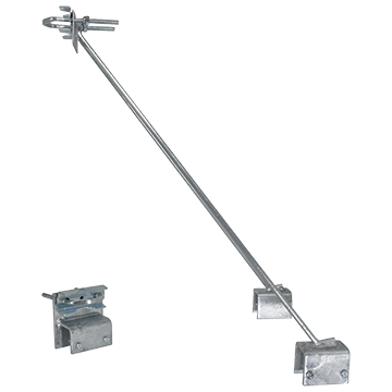 STRAMMIT Roof Mount Kit for securely attaching equipment to STRAMMIT roofing systems, featuring durable, weather-resistant construction and easy installation.