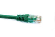 Amdex 0.5M Cat6 Ethernet Patch Lead in green with snagless RJ45 connectors, designed for fast and reliable data transmission in professional or home networks.