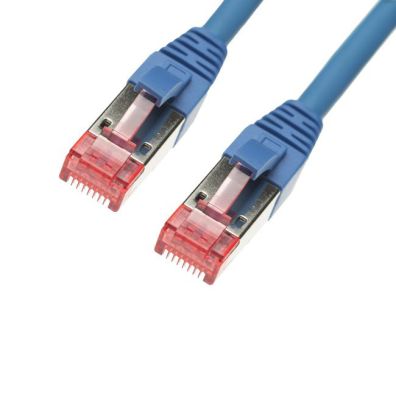 Cat6A Thin S/FTP Patch Lead 28AWG for 10Gbps Ethernet, slim, shielded design with EMI protection, ideal for high-density network setups.