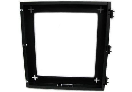 Grove 12RU Swing Frame Back Mount with rear access, ventilation, and cable management. Ideal for IT, networking, and AV setups.