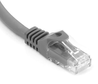 The 1M Cat6 Patch Lead in grey is a high-performance Ethernet cable designed for efficient network connectivity.