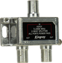 Kingray 2-Way Signal Splitter with all ports pass-through, Foxtel approved, designed for satellite TV, pay-TV, and broadband signal distribution.