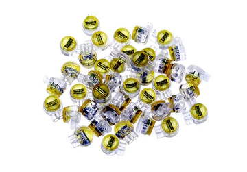 The Grove 2 Wire Gel Crimp Connector, available in a 100-pack, is designed for secure and reliable electrical connections in various applications. 
