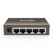 The Tenda 5-Port Gigabit Unmanaged PoE Desktop Switch with a power budget of 63W is a versatile networking solution designed for simplicity and efficiency.