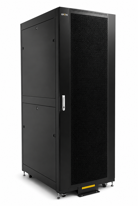 GROVE Elite 45RU Cabinet 2175Hx800Wx1000D mm, 19-inch rack for servers, networking equipment, and data center applications.