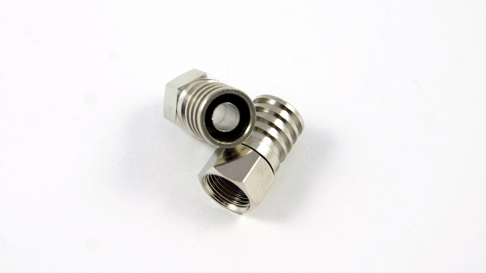 F CRIMP CONNECTOR FOR RG6 CABLE HEAVY DUTY CONNECTOR