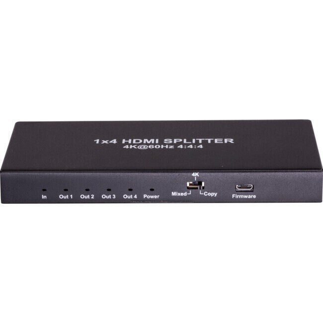 HDMI Splitter 1 IN 4 OUT 4K 18GBPS IQ4 Compatible