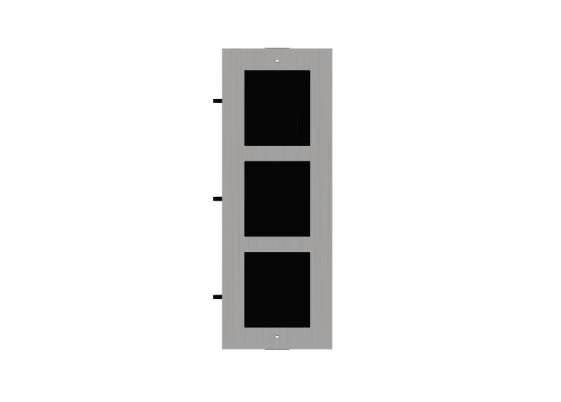 3 Module Flush Mount Box For KD8003 | Stainless Steel