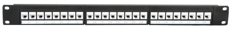 GROVE 24 Port Cat6 White Patch Panel - Express