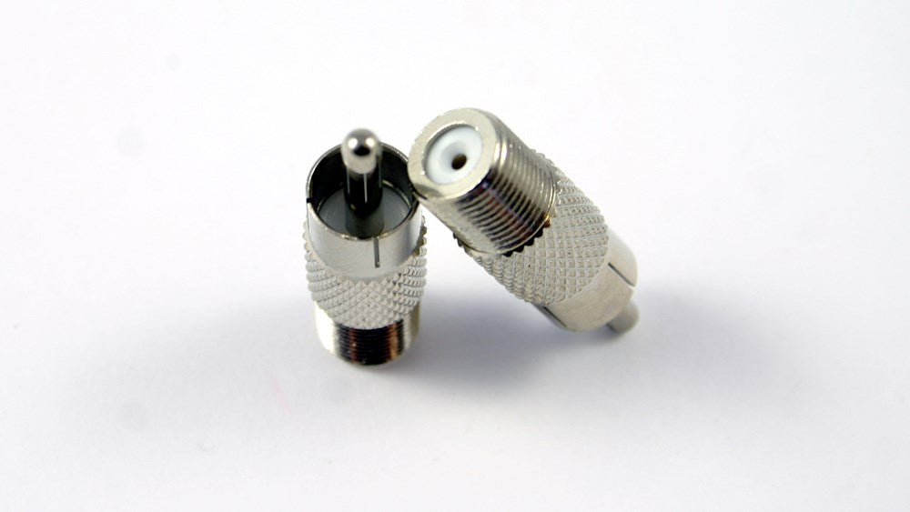 VIDEO ADAPTOR F FEMALE TO RCA MALE