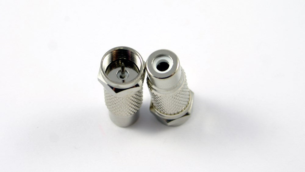 F MALE TO RCA FEMALE ADAPTOR