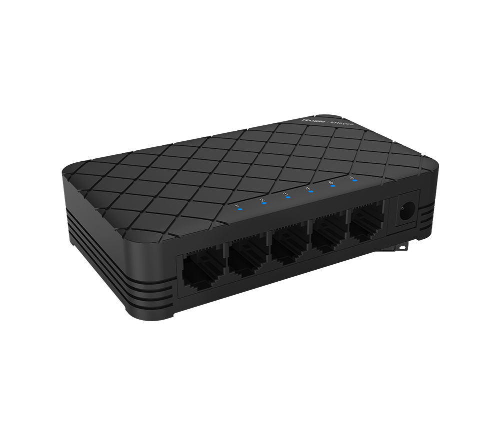 REYEE 5-Port 10/100 Mbps Non-PoE Desktop Switch | Unmanaged