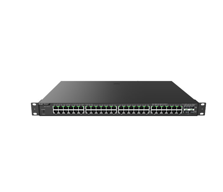 REYEE 48-Port Gigabit Layer 2 PoE Switch | Cloud Managed