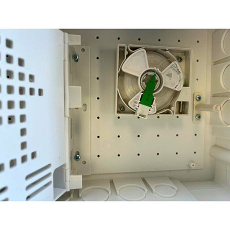 Grove ABS Fibre Box for organised protection of fibre optic terminations in residential, commercial, and industrial networks