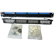Grove Cat6 PCB Patch Panel with Rear Manager, pre-loaded for easy installation, supporting 10 Gbps speeds and 500 MHz frequency for efficient network setup.