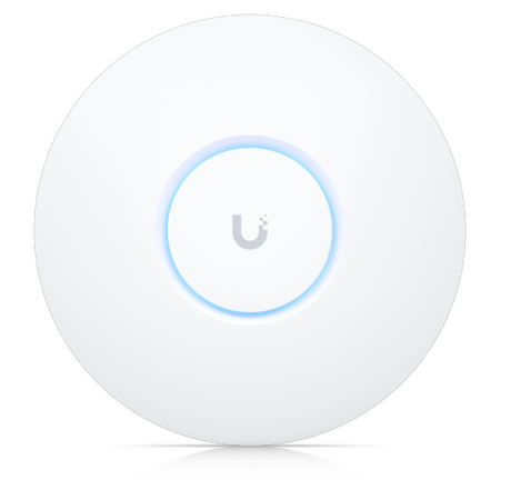 Ubiquiti Dual-Band Compact Wi-Fi 6 2x2 MIMO Access Point (U6+), providing high-speed, reliable connectivity with advanced Wi-Fi 6 technology.