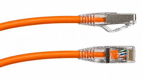 The Cat6A S/FTP Patch Lead 28AWG is designed for high-speed, high-density networking environments where space is limited. 
