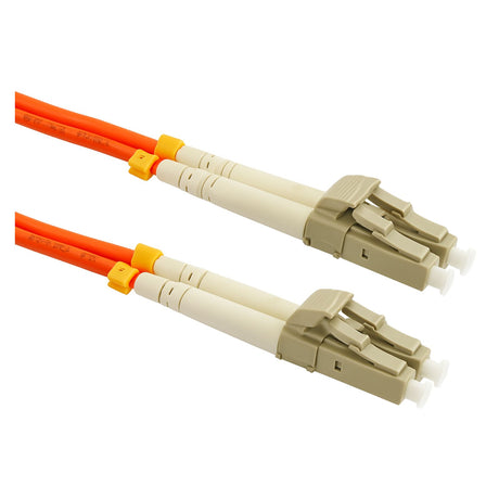10 m LC-LC OM1 MM duplex patch lead with 62.5/125 µm multimode fibre for reliable network and data connections
