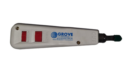 Grove 110-Style IDC Punch Down Tool for precise and efficient copper cable termination in patch panels and network installations