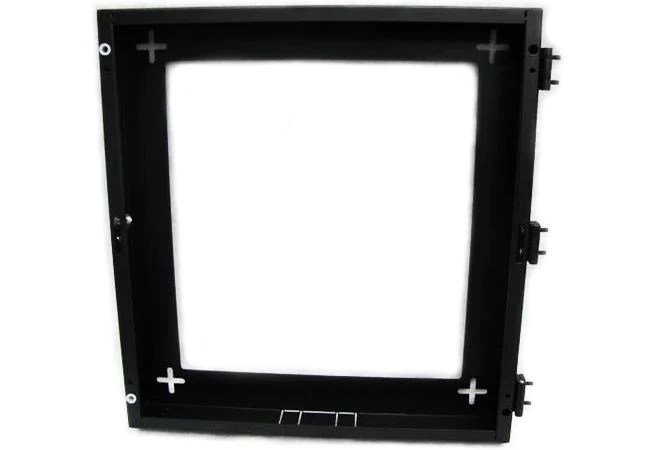 Grove 12RU swing frame back mount rack for networking equipment patch panels and cable management