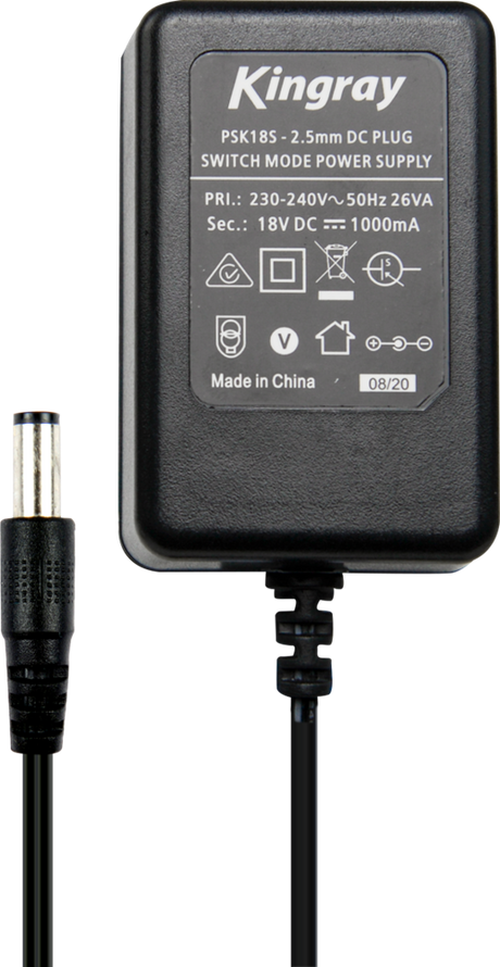 18V DC screw type power supply for masthead amplifier and antenna system installations