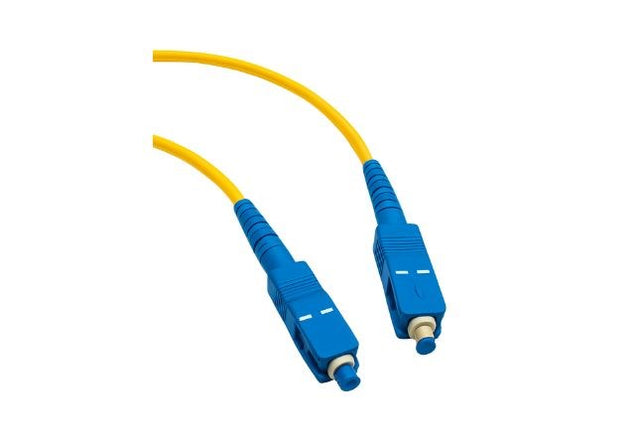 1M SC-SC OS1/OS2 Simplex Patch Lead for single-mode fibre networks, providing reliable, low-loss signal connections.