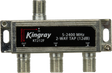 Kingray 2 Way Tap 12dB, 5-2400 MHz, for RF signal distribution with minimal signal loss, ideal for cable TV and satellite systems.